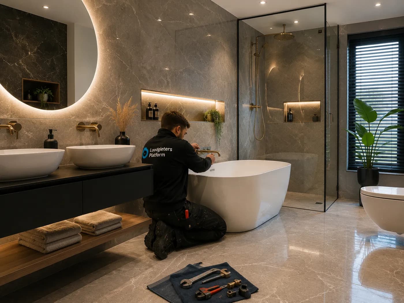 Badkamer renovatie — vakwerk via Installatieplatform.nl