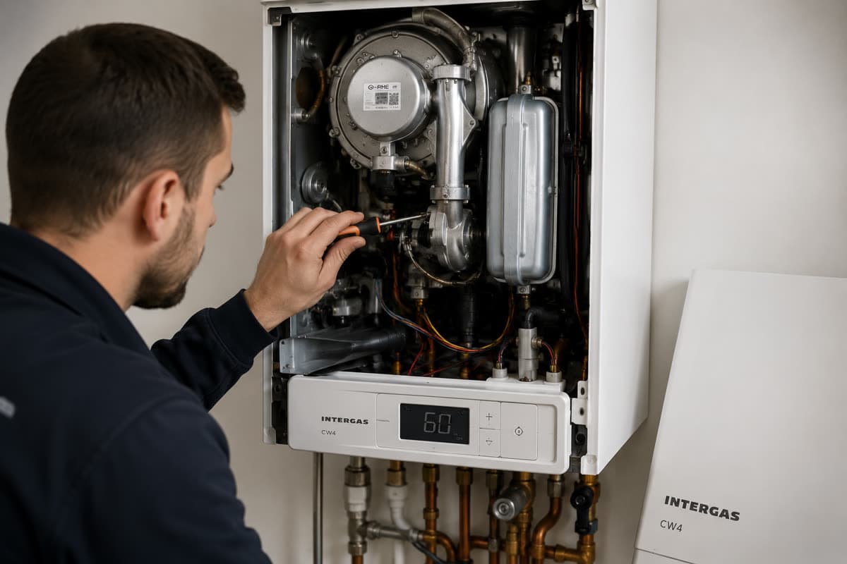 Intergas CW4 cv-ketel — reparatie